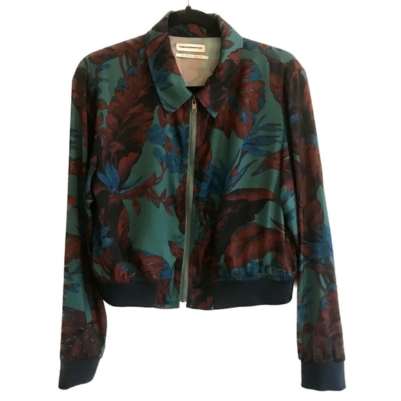 Urban Outfitters Tropical Bomber Jacket - Picture 2 of 10